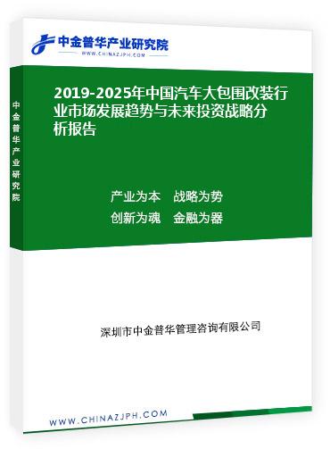 2019-2025年中國(guó)汽車大包圍改裝行業(yè)市場(chǎng)發(fā)展趨勢(shì)與未來(lái)投資戰(zhàn)略分析報(bào)告